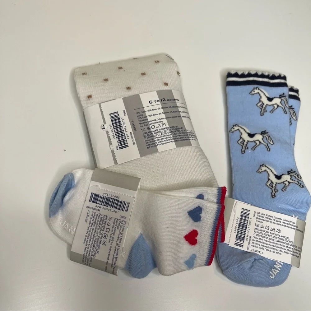 Janie And Jack sick and tights bundle